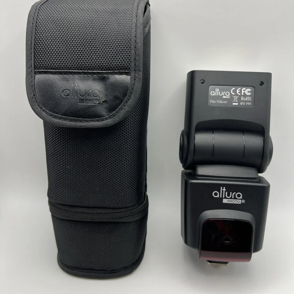 Altura Photo TTL Speedlite Flash for Nikon DSLR w/ Case Tested